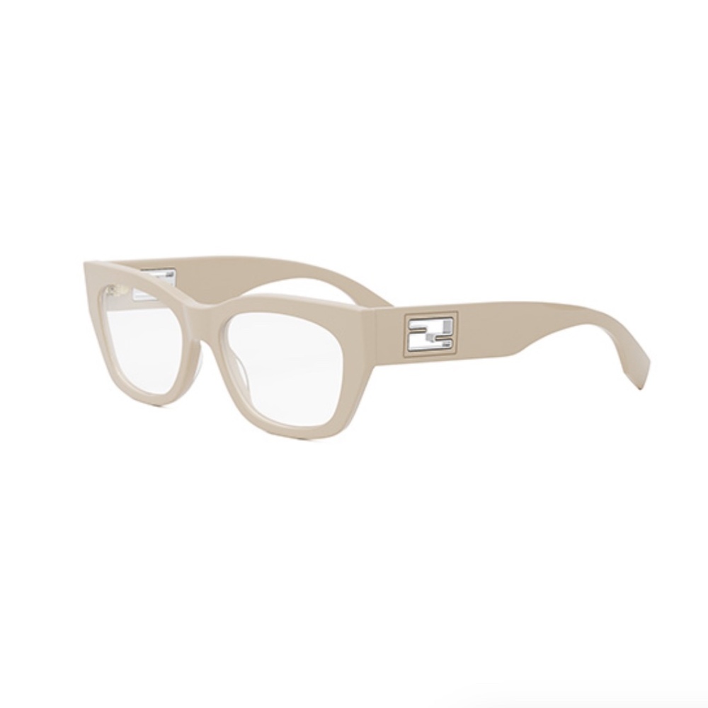 Fendi FE50082I 057 53 BAGUETTE Khaki Eyeglasses FE50082I